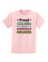 Proud Cousin of an American Soldier Childrens T-Shirt-Childrens T-Shirt-TooLoud-PalePink-X-Small-Davson Sales