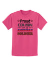 Proud Cousin of an American Soldier Childrens T-Shirt-Childrens T-Shirt-TooLoud-Sangria-X-Small-Davson Sales