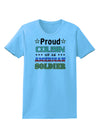 Proud Cousin of an American Soldier Womens T-Shirt-Womens T-Shirt-TooLoud-Aquatic-Blue-X-Small-Davson Sales