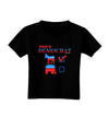 Proud Democrat Checkmark Toddler T-Shirt Dark-Toddler T-Shirt-TooLoud-Black-2T-Davson Sales