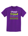 Proud Friend of an American Soldier Childrens Dark T-Shirt-Childrens T-Shirt-TooLoud-Purple-X-Small-Davson Sales