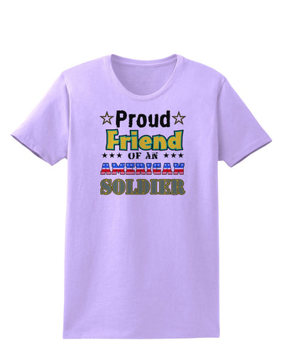 Proud Friend of an American Soldier Womens T-Shirt-Womens T-Shirt-TooLoud-Lavender-X-Small-Davson Sales