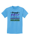 Proud Girlfriend of an American Soldier Childrens T-Shirt-Childrens T-Shirt-TooLoud-Aquatic-Blue-X-Small-Davson Sales