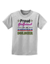 Proud Girlfriend of an American Soldier Childrens T-Shirt-Childrens T-Shirt-TooLoud-AshGray-X-Small-Davson Sales