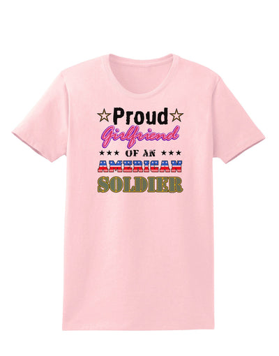 Proud Girlfriend of an American Soldier Womens T-Shirt-Womens T-Shirt-TooLoud-PalePink-X-Small-Davson Sales