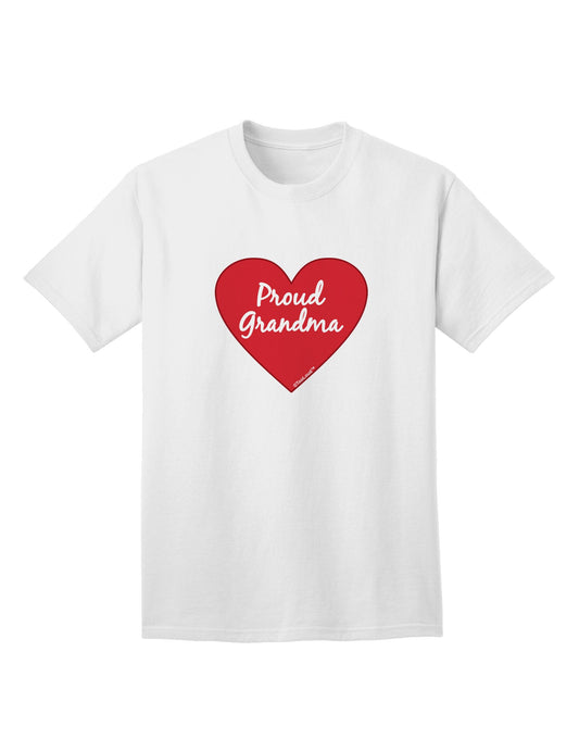 Proud Grandma Heart Adult T-Shirt-unisex t-shirt-TooLoud-White-Small-Davson Sales