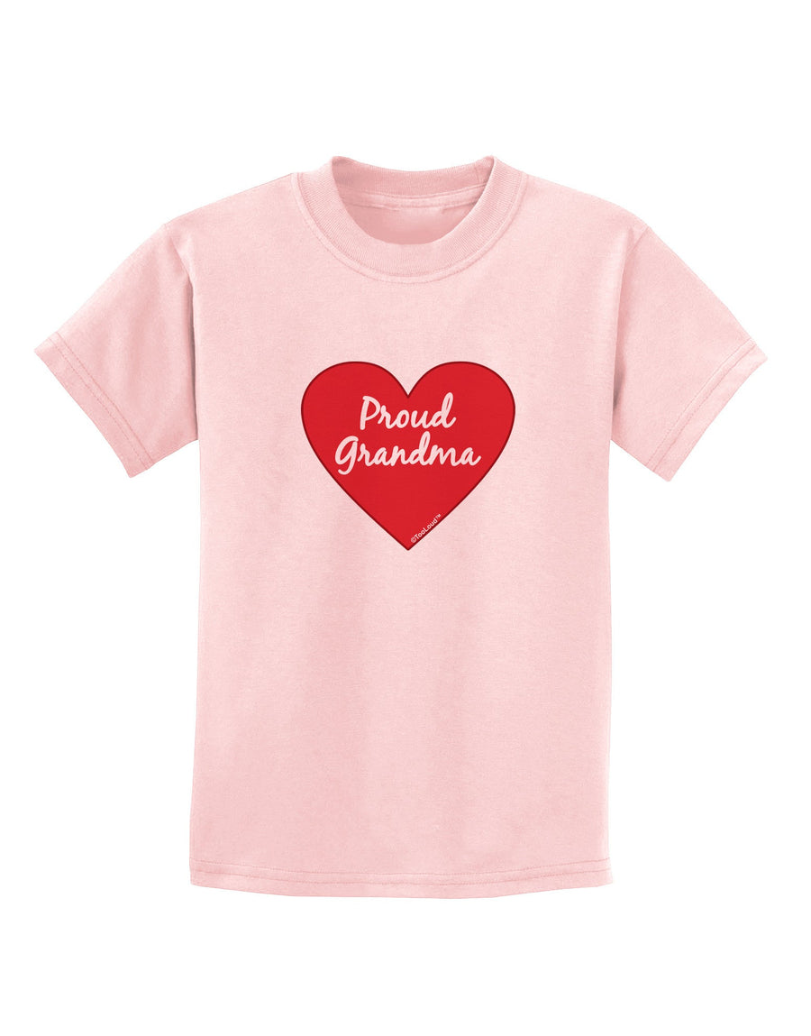 Proud Grandma Heart Childrens T-Shirt-Childrens T-Shirt-TooLoud-White-X-Small-Davson Sales