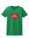 Proud Grandma Heart Womens Dark T-Shirt-TooLoud-Kelly-Green-X-Small-Davson Sales