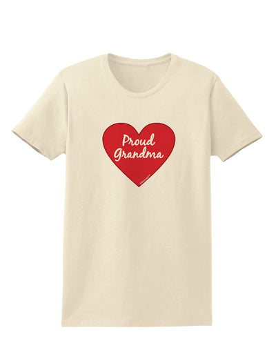 Proud Grandma Heart Womens T-Shirt-Womens T-Shirt-TooLoud-Natural-X-Small-Davson Sales