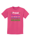 Proud Grandma of an American Soldier Childrens Dark T-Shirt-Childrens T-Shirt-TooLoud-Sangria-X-Small-Davson Sales