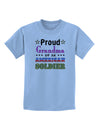 Proud Grandma of an American Soldier Childrens T-Shirt-Childrens T-Shirt-TooLoud-Light-Blue-X-Small-Davson Sales