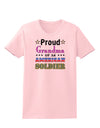 Proud Grandma of an American Soldier Womens T-Shirt-Womens T-Shirt-TooLoud-PalePink-X-Small-Davson Sales