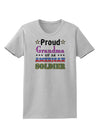 Proud Grandma of an American Soldier Womens T-Shirt-Womens T-Shirt-TooLoud-AshGray-X-Small-Davson Sales