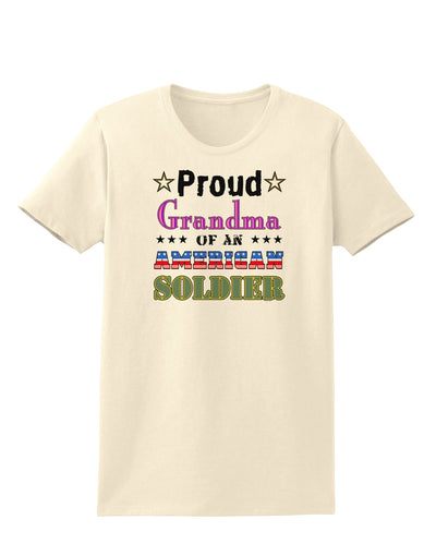 Proud Grandma of an American Soldier Womens T-Shirt-Womens T-Shirt-TooLoud-Natural-X-Small-Davson Sales