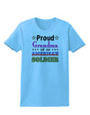 Proud Grandma of an American Soldier Womens T-Shirt-Womens T-Shirt-TooLoud-Aquatic-Blue-X-Small-Davson Sales