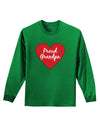 Proud Grandpa Heart Adult Long Sleeve Dark T-Shirt by TooLoud-TooLoud-Kelly-Green-Small-Davson Sales