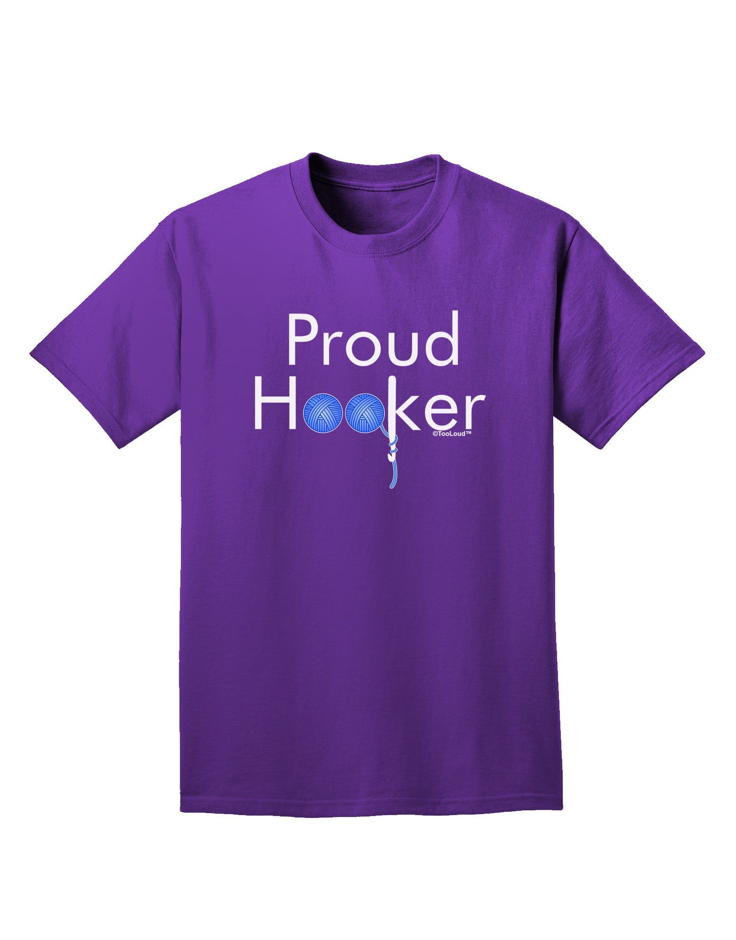 Proud Hooker Adult Dark T-Shirt-Mens T-Shirt-TooLoud-Purple-Small-Davson Sales