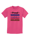 Proud Husband of an American Soldier Childrens T-Shirt-Childrens T-Shirt-TooLoud-Sangria-X-Small-Davson Sales