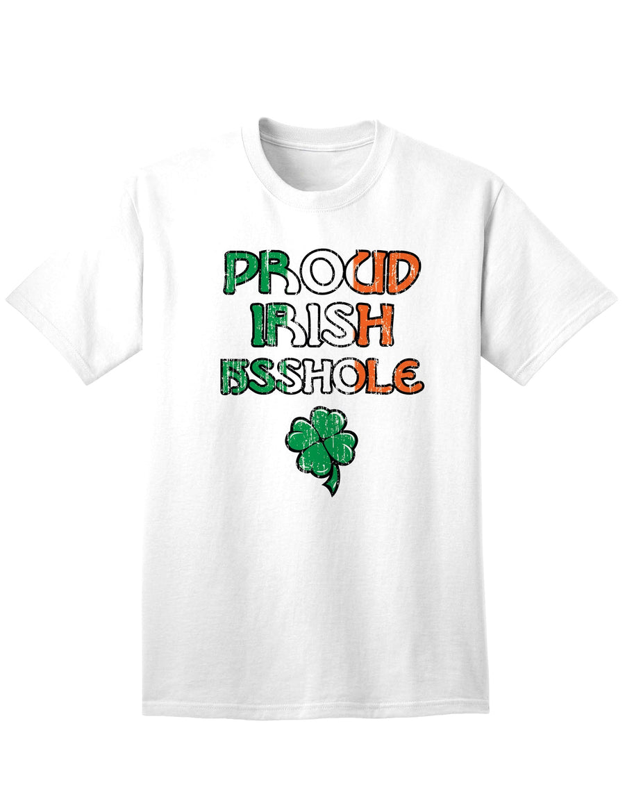 Proud Irish Asshole Adult Unisex St Patrick's Day T-Shirt-TooLoud-Ash Gray-Small-Davson Sales