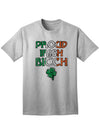 Proud Irish Bitch Adult Unisex St Patrick's Day T-Shirt-TooLoud-Ash Gray-Small-Davson Sales