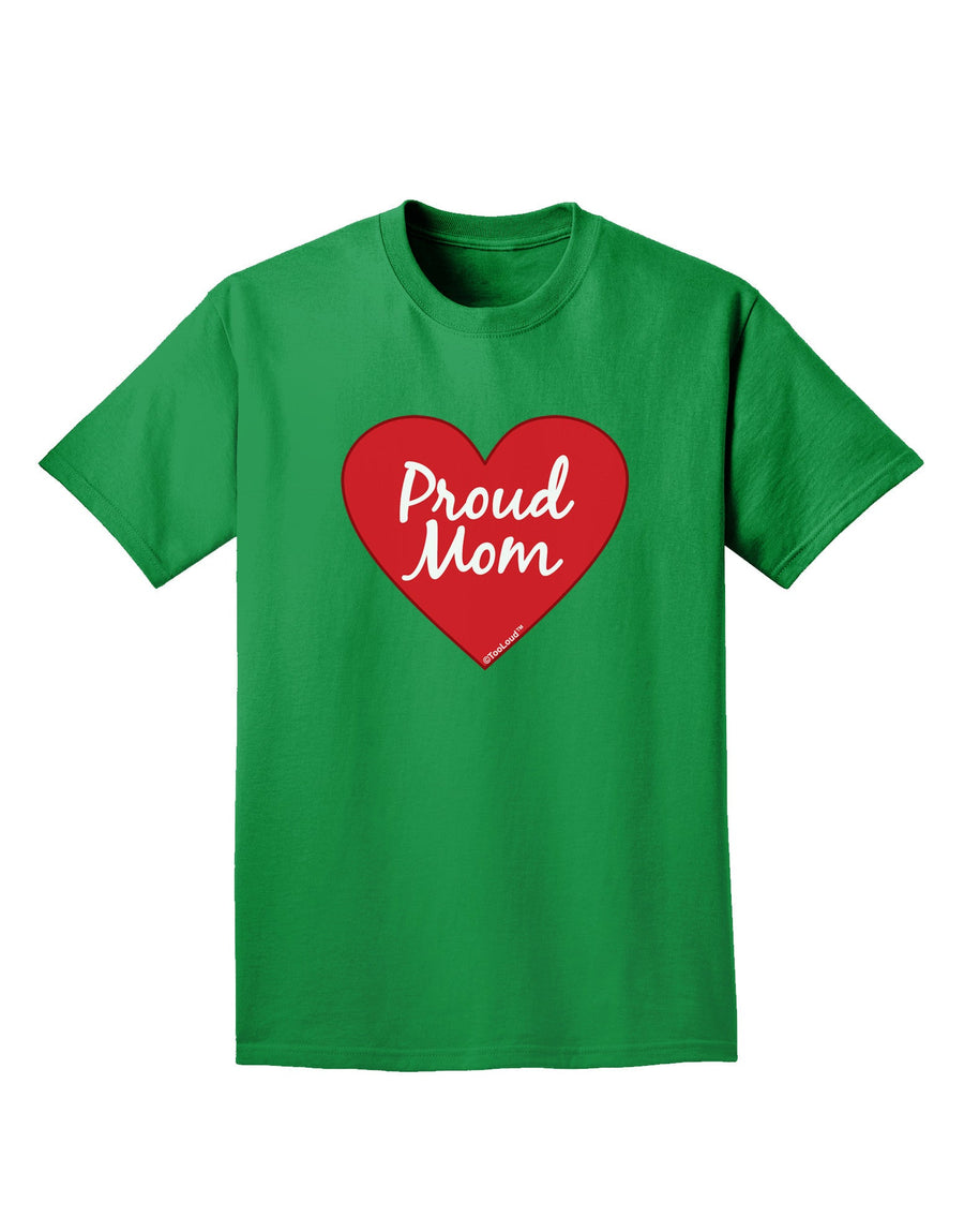 Proud Mom Heart Adult Dark T-Shirt-Mens T-Shirt-TooLoud-Purple-Small-Davson Sales