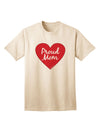 Proud Mom Heart Adult T-Shirt-unisex t-shirt-TooLoud-Natural-Small-Davson Sales