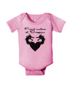 Proud Mother of Dragons Baby Romper Bodysuit-Baby Romper-TooLoud-Light-Pink-06-Months-Davson Sales