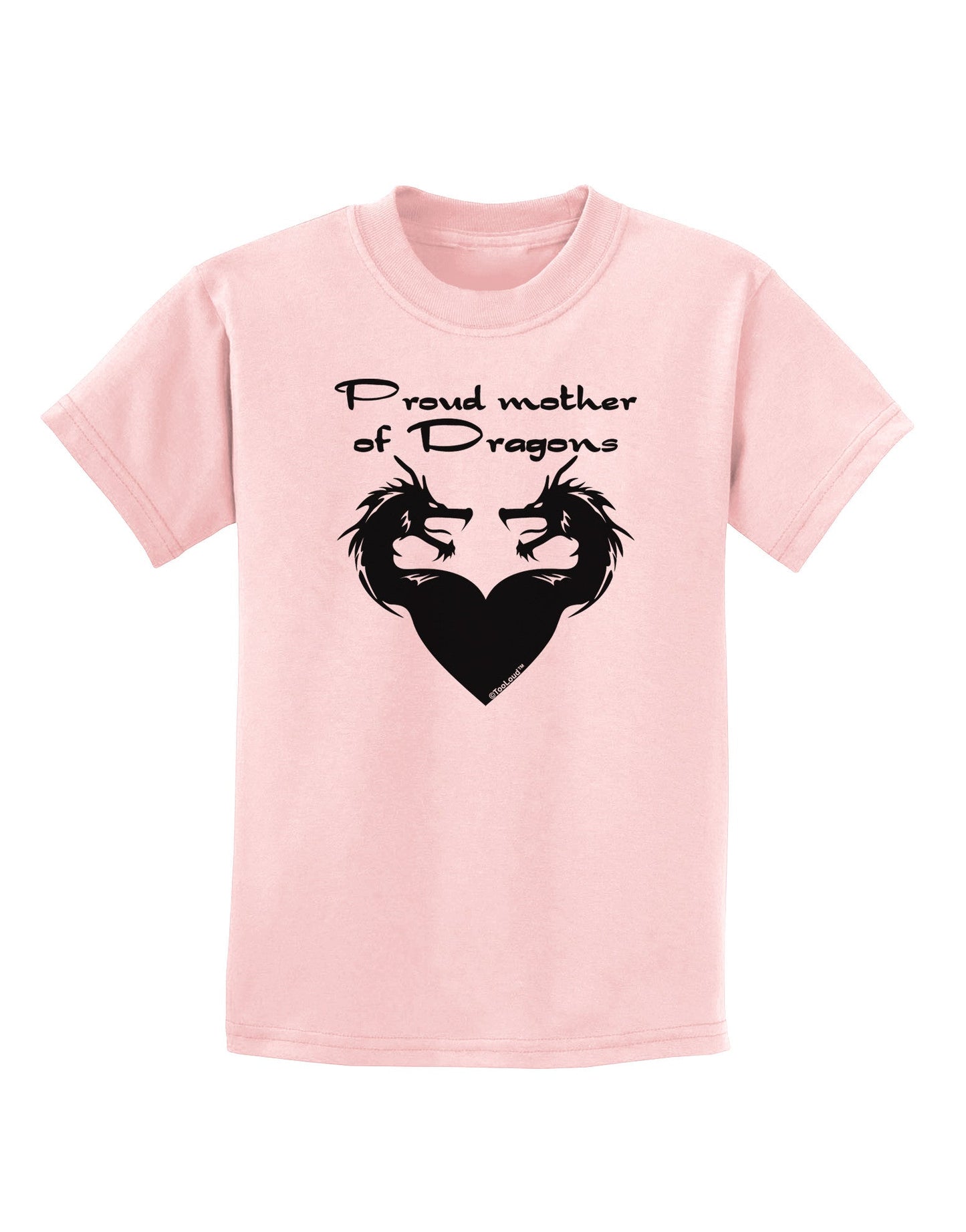 Proud Mother of Dragons Childrens T-Shirt-Childrens T-Shirt-TooLoud-PalePink-X-Small-Davson Sales