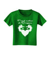 Proud Mother of Dragons Toddler T-Shirt Dark-Toddler T-Shirt-TooLoud-Clover-Green-2T-Davson Sales