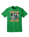 Proud Native American Adult Dark T-Shirt-Mens T-Shirt-TooLoud-Kelly-Green-Small-Davson Sales