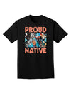 Proud Native American Adult Dark T-Shirt-Mens T-Shirt-TooLoud-Black-Small-Davson Sales