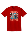 Proud Native American Adult Dark T-Shirt-Mens T-Shirt-TooLoud-Red-Small-Davson Sales