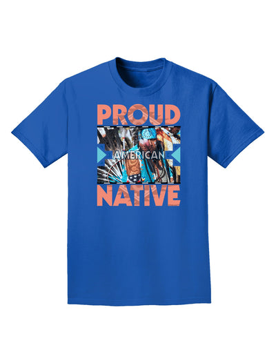 Proud Native American Adult Dark T-Shirt-Mens T-Shirt-TooLoud-Royal-Blue-Small-Davson Sales