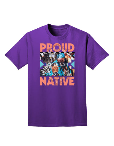 Proud Native American Adult Dark T-Shirt-Mens T-Shirt-TooLoud-Purple-Small-Davson Sales