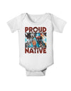 Proud Native American Baby Romper Bodysuit-Baby Romper-TooLoud-White-06-Months-Davson Sales