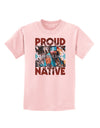 Proud Native American Childrens T-Shirt-Childrens T-Shirt-TooLoud-PalePink-X-Small-Davson Sales