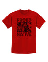 Proud Native American Childrens T-Shirt-Childrens T-Shirt-TooLoud-Red-X-Small-Davson Sales