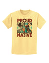 Proud Native American Childrens T-Shirt-Childrens T-Shirt-TooLoud-Daffodil-Yellow-X-Small-Davson Sales