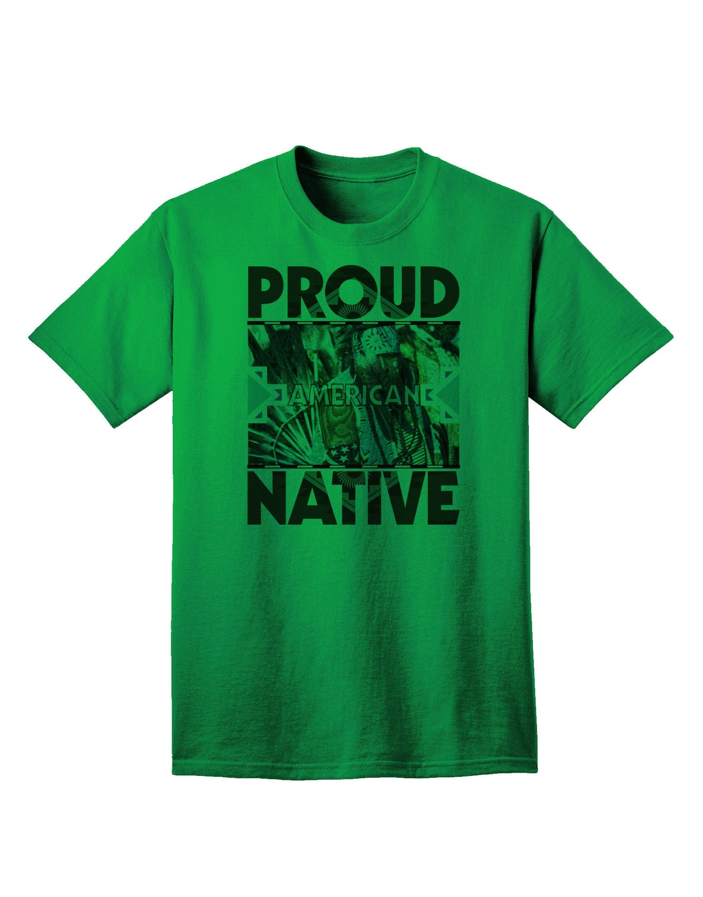 Proud Native American Heritage - Premium Adult T-Shirt Collection-Mens T-shirts-TooLoud-Kelly-Green-Small-Davson Sales