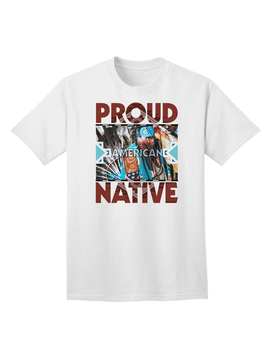 Proud Native American Heritage - Premium Adult T-Shirt Collection-Mens T-shirts-TooLoud-White-Small-Davson Sales