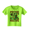 Proud Native American Toddler T-Shirt-Toddler T-Shirt-TooLoud-Lime-Green-2T-Davson Sales