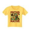 Proud Native American Toddler T-Shirt-Toddler T-Shirt-TooLoud-Yellow-2T-Davson Sales