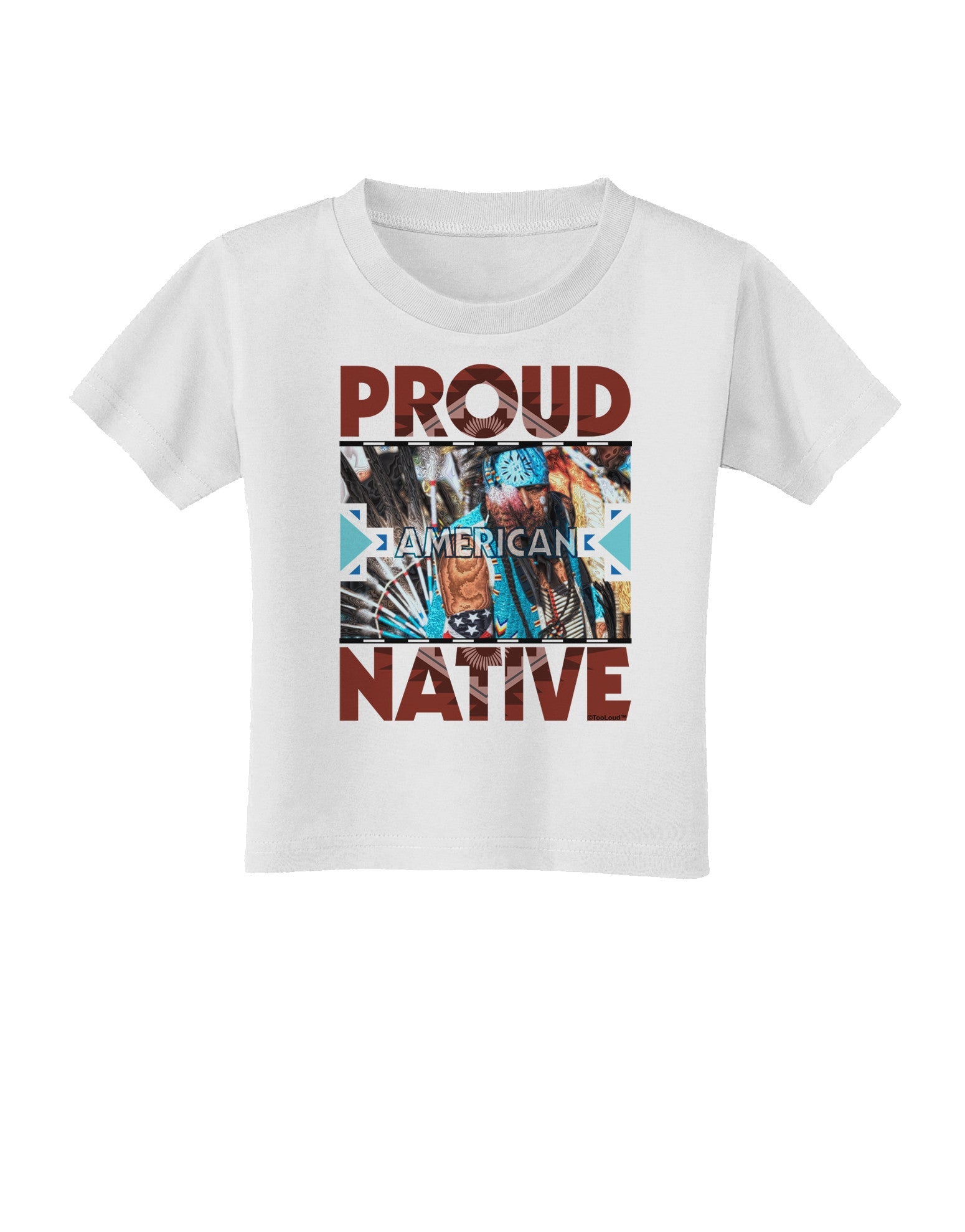 Proud Native American Toddler T-Shirt-Toddler T-Shirt-TooLoud-White-2T-Davson Sales