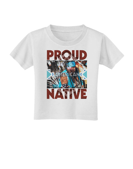 Proud Native American Toddler T-Shirt-Toddler T-Shirt-TooLoud-White-2T-Davson Sales