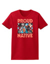 Proud Native American Womens Dark T-Shirt-TooLoud-Red-X-Small-Davson Sales