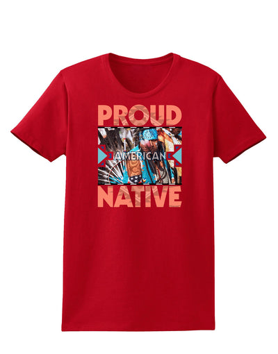 Proud Native American Womens Dark T-Shirt-TooLoud-Red-X-Small-Davson Sales