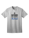 Proud Navy Husband Premium Adult T-Shirt for Patriotic Spouses-Mens T-shirts-TooLoud-AshGray-Small-Davson Sales