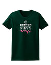 Proud Navy Wife Womens Dark T-Shirt-TooLoud-Forest-Green-Small-Davson Sales