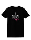 Proud Navy Wife Womens Dark T-Shirt-TooLoud-Black-X-Small-Davson Sales