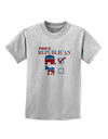 Proud Republican Checkmark Childrens T-Shirt-Childrens T-Shirt-TooLoud-AshGray-X-Small-Davson Sales